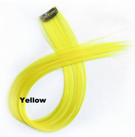 Synthetic Hair Extension yellow