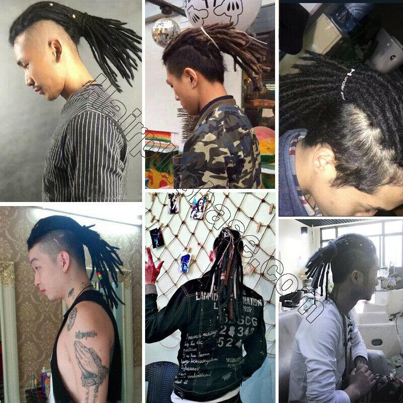 6&quot; Short Dreadlocks for Men Braiding Dread Locs Synthetic Crochet Hair