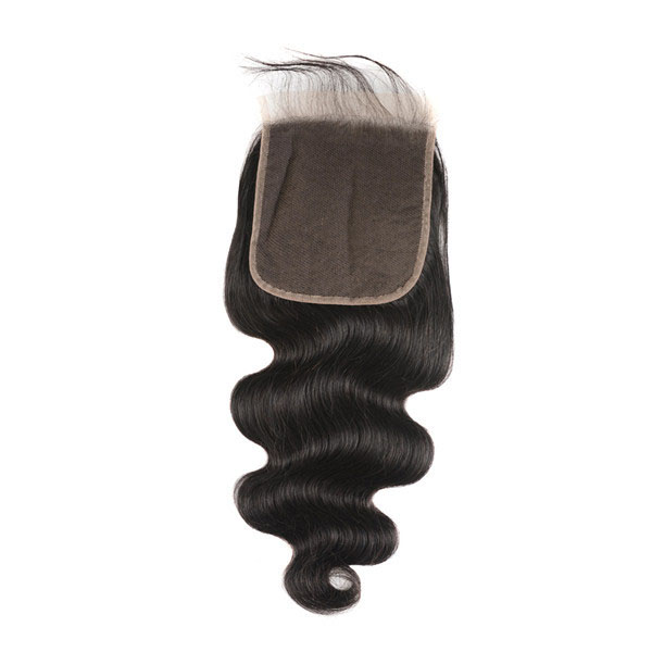 Body Wave 7x7 Inch Lace Closure Super Soft Human Hair Swiss Lace Closure