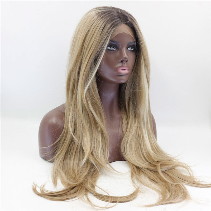 blonde and brown ombre wig