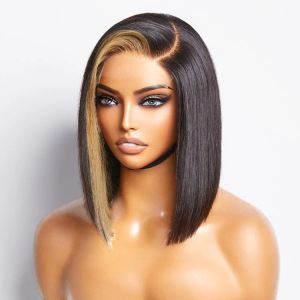 Ombre Colored Human Hair Wigs UK Affordable Lace Wigs