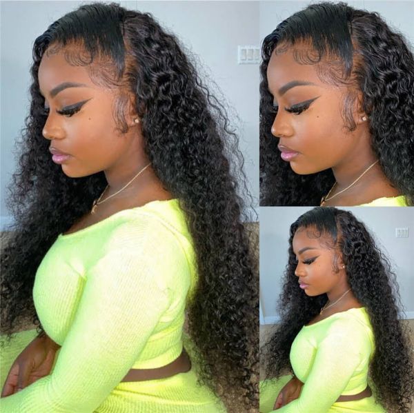 Long curly lace front wig outlet prices