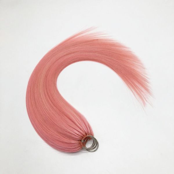 Pink feather hair extensions best sale