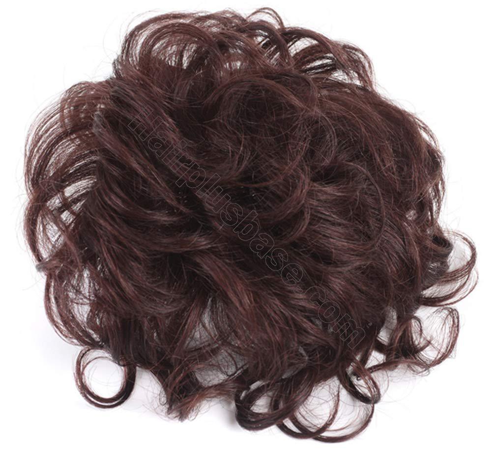 Wavy Human Hair Wiglet Toppers Clip on 4.7